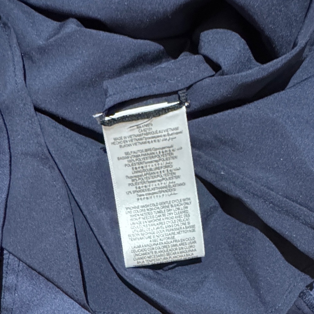 BCBGMaxAzria Navy Blue Ruffle Dress - Picture 5 of 5